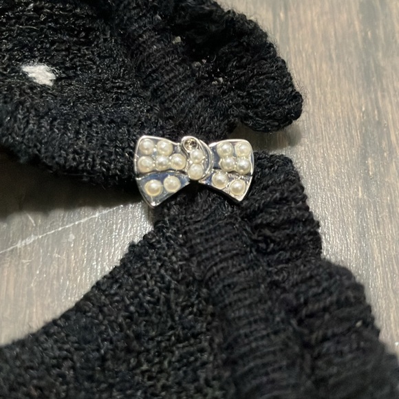 NWT Free People Polka Dot Scoop Neck Sweater Size XS - Picture 9 of 9